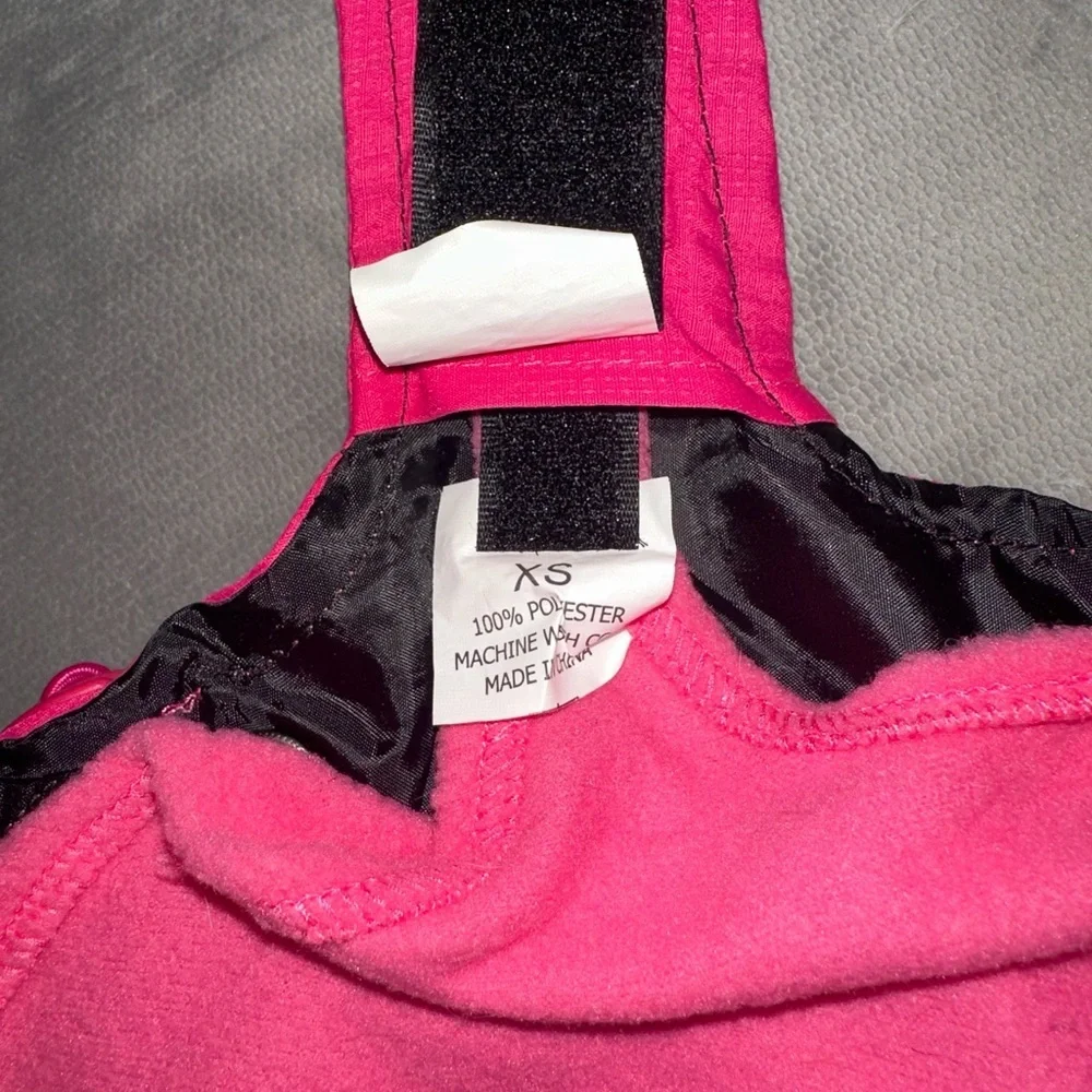 Kensington kennel club pink dual lined dog coat size XS